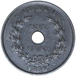 Sarawak 1896 H Cent - aUnc