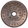 Image 2 : Southern Rhodesia 1942 Bronze Penny - Choice Unc