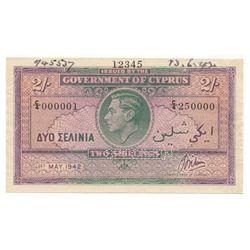 Cyprus - Specimen 2 Shillings (1st.May.1942)