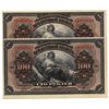 Image 1 : Russian Government - 100 Rouble Credit Notes, 1918. Pair