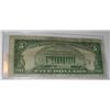 Image 2 : 1934 SERIES D $5.00 SILVER CERTIFICATE BILL SERIAL # U73112107A *RARE EXTRA FINE GRADE EARLY NOTE*!!