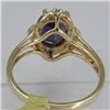 Image 3 : Genuine  1.44 ctw  Iolite Ring  14KT Yellow Gold
