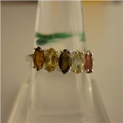 17.90 ctw,SEMIPRECIOUS RING .925 STERLING SILVER