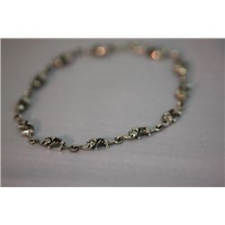 70 CTW ANTIQUE LOOKING BRACELET .925 STERLING SILVER