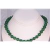 Image 1 : GREEN JADE 14K GOLD LOCK NECKLACE