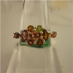 20.75 ctw,SEMIPRECIOUS RING .925 STERLING SILVER