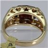 Image 3 : Genuine  4.04 ctw  Garnet Ring  14KT Yellow Gold