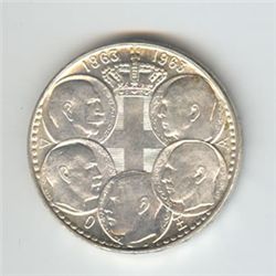 Greece 30 drachmai 1963, 5 Kings, silver