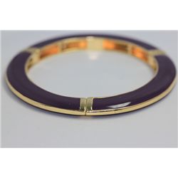 YELLOW BRASS PURPLE BRACELET