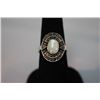 Image 1 : 23.00 CTW ANTIQUE LOOKING OPAL PEARL RING .925 STERLING
