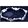 Image 1 : 50.55 CTW BLACK JADE BRASS BRACELET