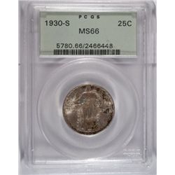 1930-S Standing Liberty Quarter PCGS MS66