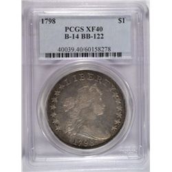 1798 BUST DOLLAR PCGS XF40 Super!