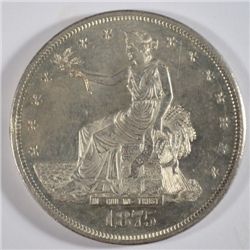 1875 CC Trade Dollar Rare! MS64 WHITE+ NICE!