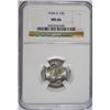 Image 1 : 1944-D MERCURY DIME NGC MS66