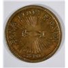 Image 2 : 1840  HARD TIMES  TOKEN  BERGEN IRON WORKS looks brass  XF