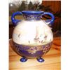 Image 1 : 6" NIPPON VASE W/4 FEET, DUTCH SCENE