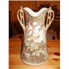 Image 1 : 9.5" NIPPON VASE, DBL HANDLE W/FLORAL DESIGN