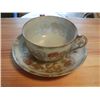 Image 1 : NIPPON CUP AND SAUCER W/GOLD BIRDS