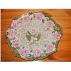 Image 1 : 11.5" NIPPON GREEN W/ROSES PLATE