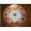Image 1 : 9.75" NIPPON PLATE, BURGANDY AND GOLD