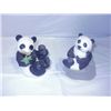 Image 1 : 2 PC. CERAMIC PANDA FIGURINES