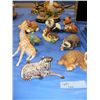 Image 1 : 9 PC. ANIMALS AND FRIENDS CERAMIC FIGURINES