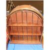 Image 1 : ARCH TOP WOODEN DISPLAY CABINET