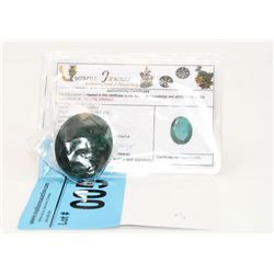 Certified 120 Carat Emerald
