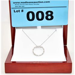 925 Silver Diamond Necklace & Pendant