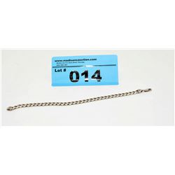 Man's 925 Solid Silver  Italian Bracelet