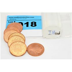 7x One Ounce Indian Head Coins