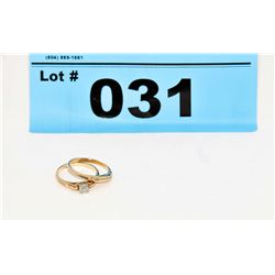 14kt Gold Wedding & Engagement Ring