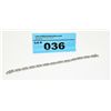 Image 1 : High End Rodium Plated Blue Topaz Tennis Bracelet