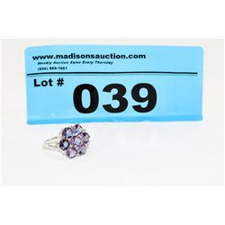 Certified 7.50 Carat Amethyst & .10 Carat Diamond
