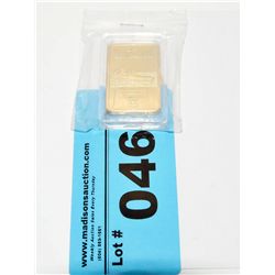 Nazi German Bismark Gold Clad Bar