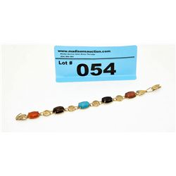 Estate Colored Crystal Bracelet