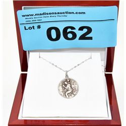 Estate .925 Silver St Christophers Pendant and