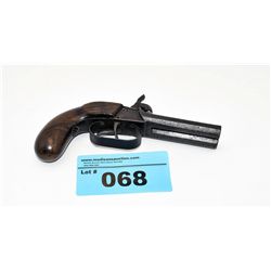 Late double barrel flint lock pistol
