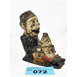 19th century cast metal toy bank