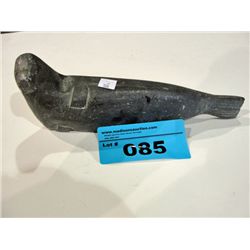 Inuit soapstone carving - seal