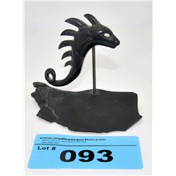 North west coast haida argillite carving titled