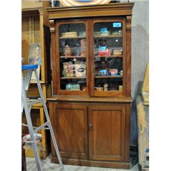 Early victorian circa 1850 mahogany bookcase