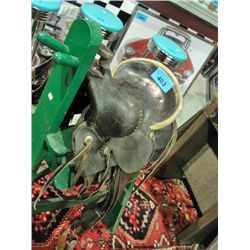 Swell fork bronc saddle first made in oregon 1910