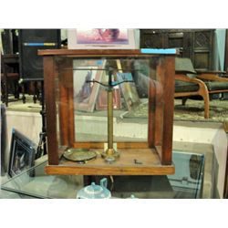 Scientific laboratory weigh scale circa 1890