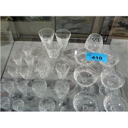 24pcs of waterford crystal stemware