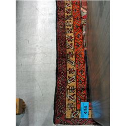 10.5F by 3.5F hand knotted persian area rug runner