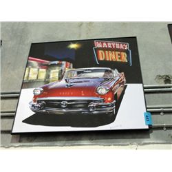 Framed Marthas diner print