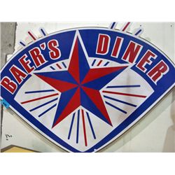 Large Bear's diner advertisment sign