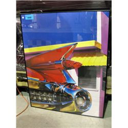 Large framed 50s hot rod tail end